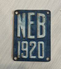 1920 nebraska license for sale  Omaha