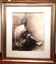 Stupenda litografia nudo usato  Trevenzuolo