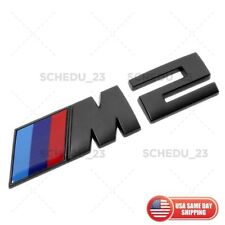 F87 Painted Matte Black BMW M2 Trunk Lid Badge Emblem Nameplate for sale  Shipping to South Africa