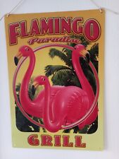 Flamingo metal sign for sale  READING