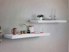 2 x white floating shelves for sale  LONDON