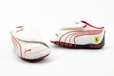 Puma Ferrari Baby Leather Shoes Sneakers White & Red Size US 3 for sale  Shipping to South Africa