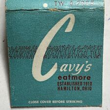 Matchbook cover hamilton for sale  Dayton