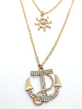 Anchor necklace double for sale  DUNSTABLE