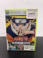 Naruto Rise of a Ninja Microsoft Xbox 360 2007 With Manual Shonen Jump Unisoft for sale  Shipping to South Africa
