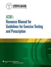 Manual de recursos de ACSM para pautas para pruebas de ejercicio y prescripción segunda mano  Embacar hacia Mexico