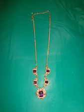 goldtone rhinestone necklace for sale  Kalamazoo