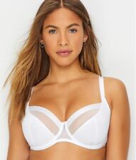 Used, POUR MOI White Viva Luxe Underwire Plunge Bra, US 40J, UK 40GG for sale  Shipping to South Africa