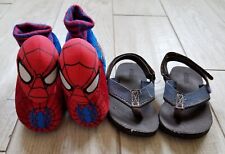 Zapatillas Spiderman y Sandalias Gymboree Sin Cordones Talla M 7-8 - Niños Pequeños, usado segunda mano  Embacar hacia Argentina