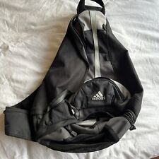 Mochila Adidas Sling preta branca cinza tiracolo logotipo alça de ombro comprar usado  Enviando para Brazil