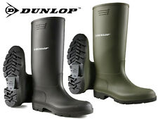 Dunlop Wellies Wellingtons Mens Womens High Calf Rain Muck Boots Shoes Size 3-13 for sale  WORTHING