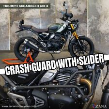 CRASH GUARD COM CONTROLE DESLIZANTE PRETO PARA TRIUMPH SCRAMBLER 400 X comprar usado  Enviando para Brazil