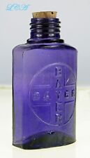 TRANSLÚCIDO púrpura BAYER ASPIRINA HEROÍNA botella antigua BAYER en cruz SOPLADO bim , usado segunda mano  Embacar hacia Argentina