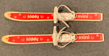 Vintage Smurfs Kiddy Mini Skis Made in Austria Youth Kid Mountain for sale  Shipping to South Africa