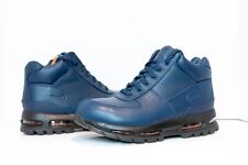Botas de caminhada Nike Air Max Goadome ACG couro azul marrom preto DZ5178-400 comprar usado  Enviando para Brazil