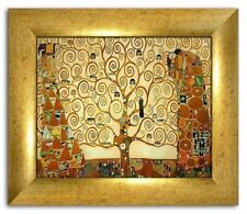 Gustav Klimt - Drzewo życia - Druk artystyczny na płótnie - z ramą 26x31cm, używany na sprzedaż  PL