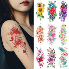 Temporary tattoos flower for sale  Shipping to Ireland