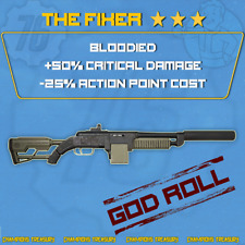 PC ⭐⭐⭐ Sangrento +50% de Dano Crítico THE FIXER (-25% Custo de Ponto de Ação) GOD ROLL comprar usado  Enviando para Brazil