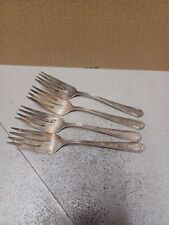 4 plated forks silver for sale  Aston