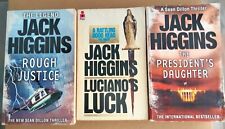 Jack higgins. thrillers. for sale  SURBITON