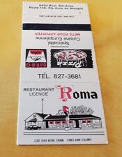 Vintage matchbook roma for sale  Killeen