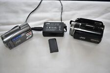 2X JVC Everio Videocamera HD HARD DISK GZ-HD10EK e Memory Camcorder GZ-MS100EK usato  Spedire a Italy
