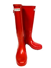 Hunter wellies red for sale  STOCKPORT
