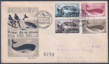 F-EX45737 FERNANDO POO ESPANHA 1960 REG FDC PESCA BALEIA PEIXE PARA BARCELONA. comprar usado  Enviando para Brazil