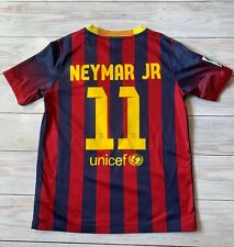 Camisa de futebol FC Barcelona 2013 2014 casa Nike tamanho meninos jovens L Neymar, usado comprar usado  Enviando para Brazil