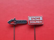 Pin badge 2 pins DOLMAR chainsaw forestry Makita Germany equipement producer for sale  Shipping to South Africa