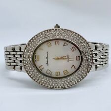 Justine Simmons Silver MOP dial women watch new battery, used for sale  Shipping to South Africa