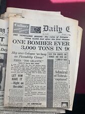 Ww2 era newspapers. for sale  COVENTRY