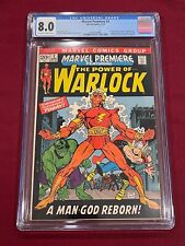 Marvel Premiere #1 1972 CGC 8.0 Off-White to White (1º aplicativo de Adam Warlock) comprar usado  Enviando para Brazil