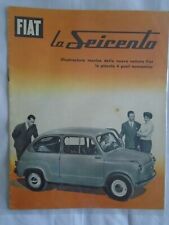 Fiat seicento brochure for sale  KINGS LANGLEY