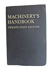 Manual de maquinaria, 21ª edición Industrial Press Inc 1981 segunda mano  Embacar hacia Mexico