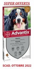 Advantix Bayer Spot-on Antiparassitari Antipulci zecche cani oltre 40 kg 4 fiale, usato usato  Piazza Armerina