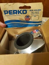 Perko Angled Flush Mount Fishing Rod Holder Chrome Plated Zinc 1205DP USA Made for sale  Shipping to South Africa