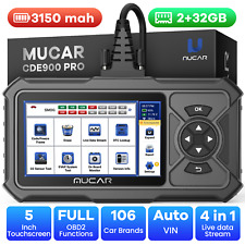 Leitor de código ferramenta de diagnóstico automotivo scanner MUCAR CDE900 PRO OBD2 todo sistema motor, usado comprar usado  Enviando para Brazil