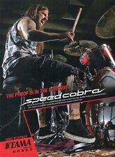 Pedal de bateria baixo 2013 impresso anúncio de Tama Speed Cobra com Mike Portnoy comprar usado  Enviando para Brazil