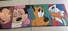 Arte de parede Disney (4) - Mickey Minnie Donald Pluto comprar usado  Enviando para Brazil