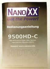 Nanoxx 9500 bedienungsanleitun gebraucht kaufen  Stahnsdorf