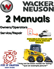 WACKER NEUSON ST45 TRACKED SKID STEER OPERATORS SERVICE REPAIR MANUAL PDF USB for sale  Shipping to South Africa