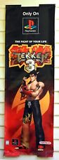 TEKKEN 3 Playstation Original Advertising Vinyl Banner HUGE! for sale  Shipping to South Africa