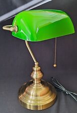 Bankerlampe tischlampe grünem gebraucht kaufen  Hamburg