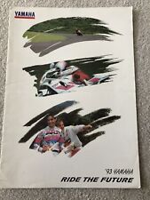 Yamaha range brochure for sale  NANTWICH