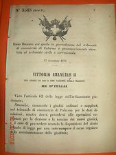 Regio decreto 1876 usato  Italia