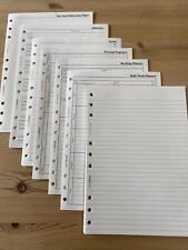 Filofax deskfax sheets for sale  CHESTERFIELD