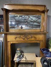 antique wood fireplace mantels for sale  Cable