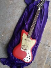 Guitarra eléctrica Danelectro Dead On '67 roja edición limitada cuerpo sólido segunda mano  Embacar hacia Argentina