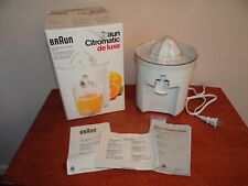 Braun Citromatic Deluxe Model 4-979/MPZ22 Automatic Electric Citrus Juicer 4979 for sale  Shipping to South Africa